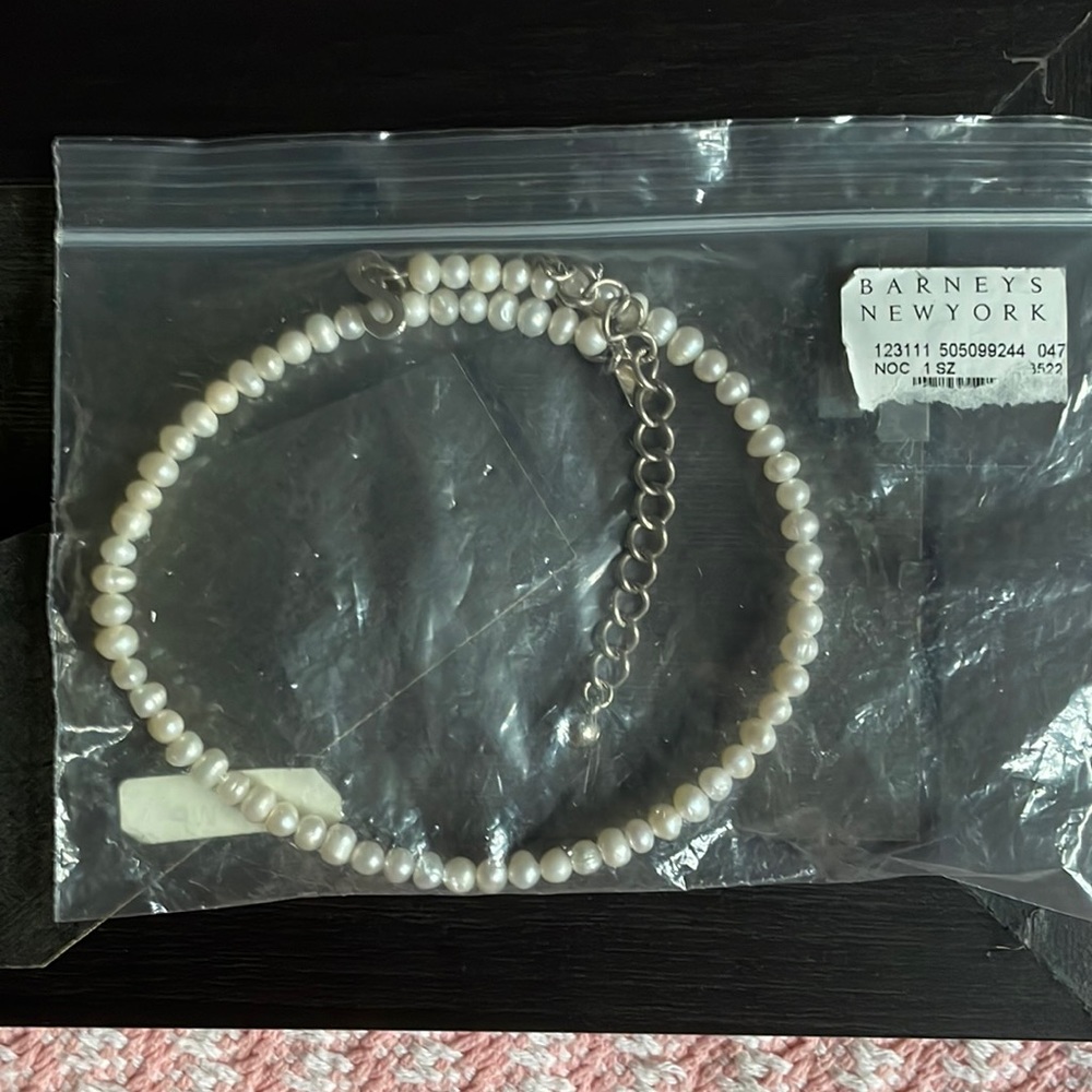 Barneys New York; Kenneth Lane adjustable Pearl choker necklace